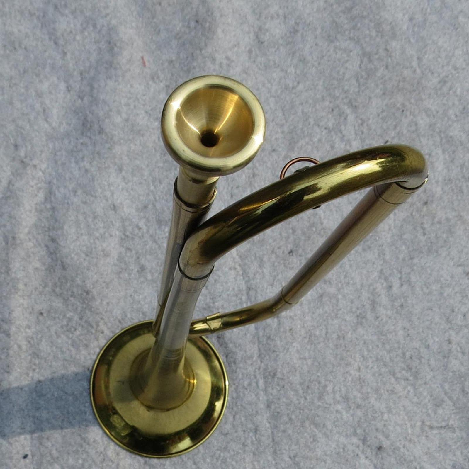 Musical Instrument Bugle - Музыкальный инструмент: труба-горн из латуни, прочная,