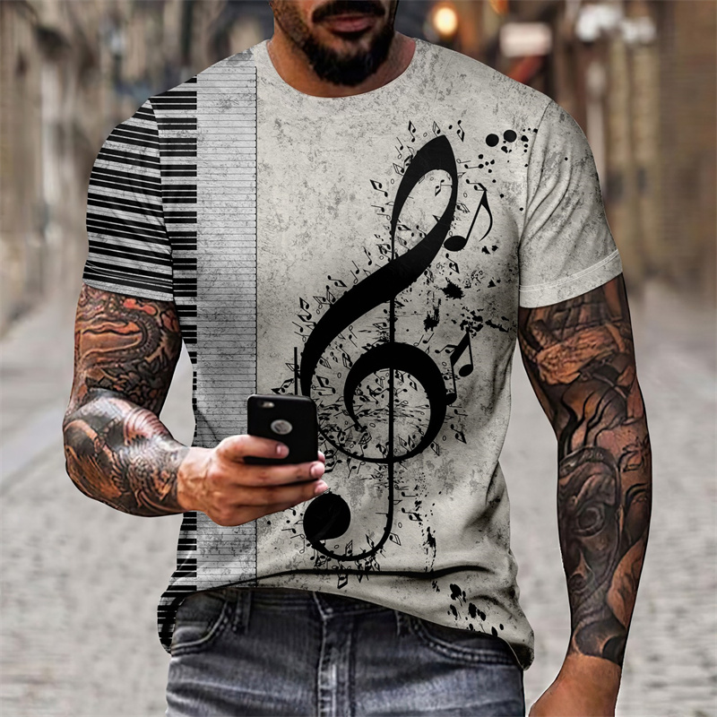 Musical Instrument Japan - Футболка мужская с 3D-принтом инструмента и