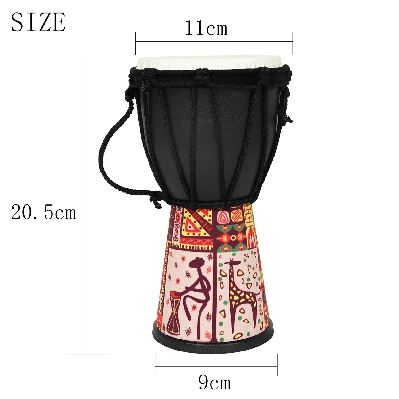 4-дюймовый африканский барабан – обзор и цена Musical Instrument Djembe