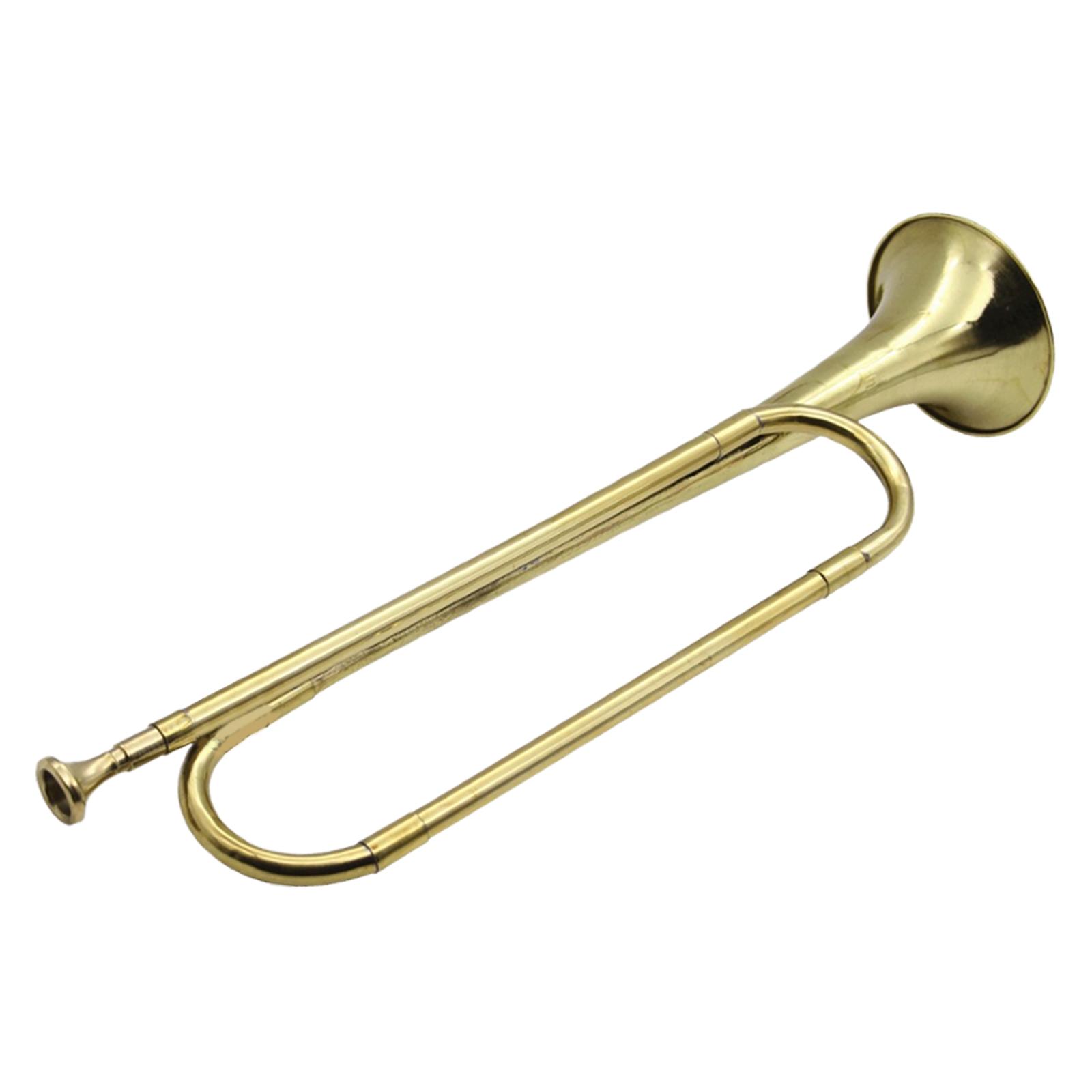 Труба BB с мундштуком, латунны – обзор и цена Musical Instrument Bugle