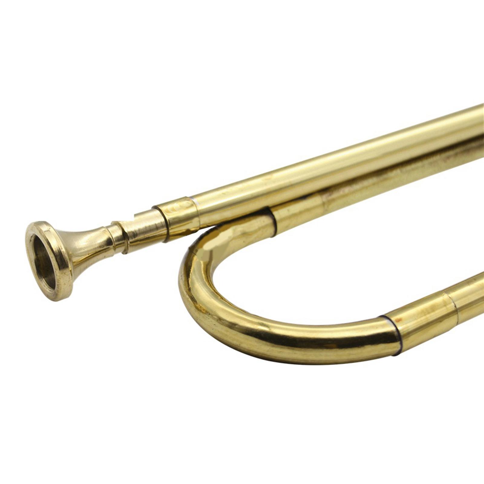 Труба BB с мундштуком, латунны – обзор и цена Musical Instrument Bugle