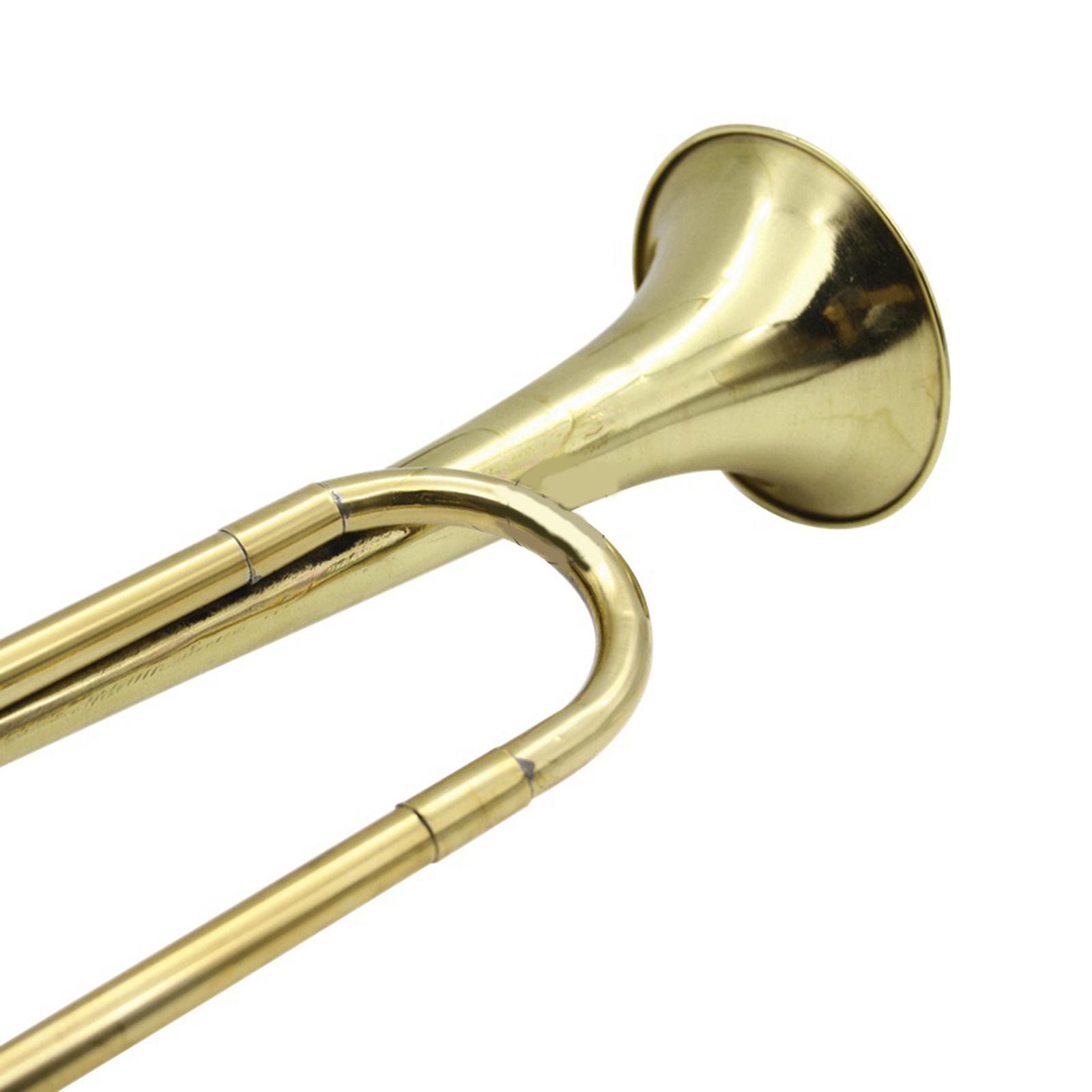 Труба BB с мундштуком, латунны – обзор и цена Musical Instrument Bugle